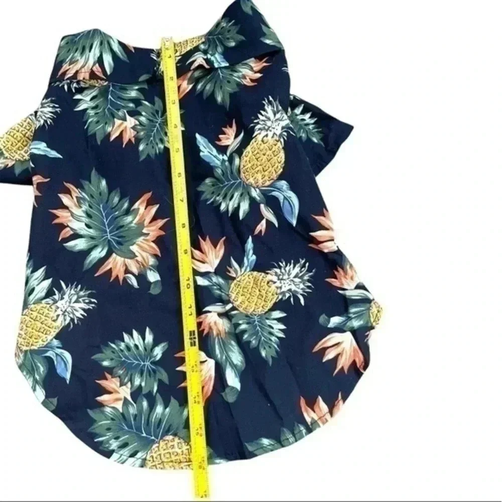 Hawaian floral shirt for dog/cat clothing NWOT Med